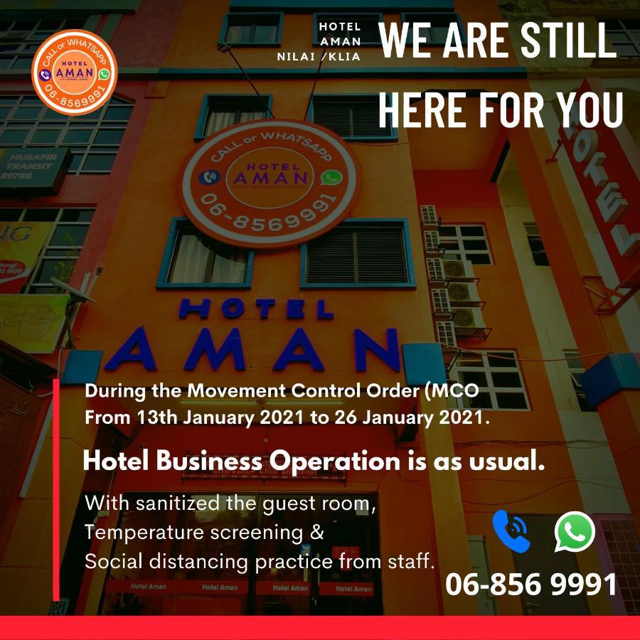 Hotel Aman- Nilai & Klia Exterior foto